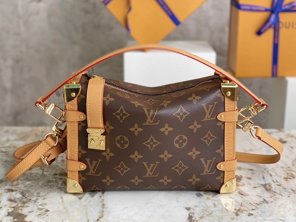 Official oldcobbler TRUNK VUITTON MM SIDE LOUIS 0723